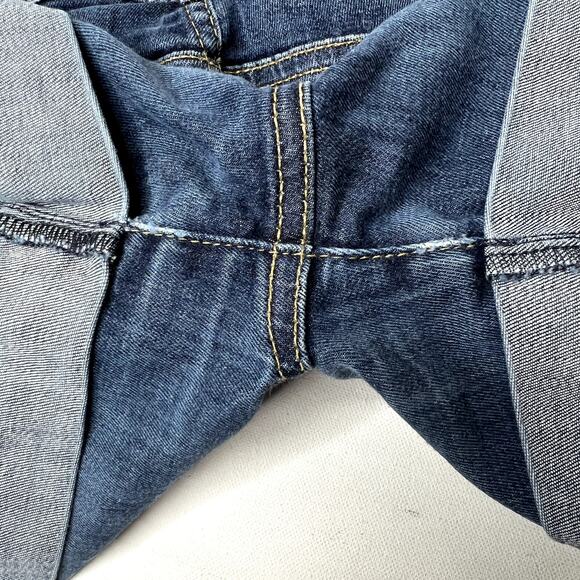 Hudson Croxley Mid Thigh Mid-Rise Cuffed Denim Shorts Stel size 24 - Picture 10 of 12